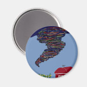 Tornado! Magnet (Vorderseite/Rückseite)