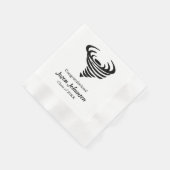 Tornado Mascot School Abschluss Napkin Wiedersehen Serviette (Ecke)