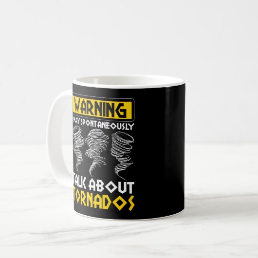 Tornado Meteorologe Weather Forecaster Kaffeetasse (Vorderseite Links)