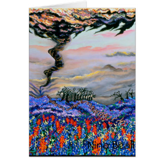 "Tornado mit Bluebonnets," durch Nina Beall