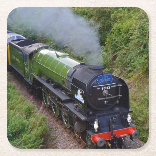 Tornado Nene Tal-Eisenbahn Rechteckiger Pappuntersetzer (Vorderseite)