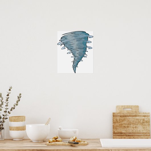 Tornado Poster (Küche)