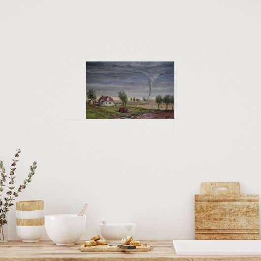 Tornado Poster (Küche)