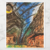 Tornado Rage Wine Label Weinetikett (Einzelnes Label)