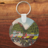 Tornado Roller Untersetzer - Coney Island NY /The Schlüsselanhänger (Vorderseite)