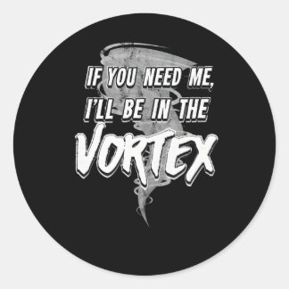 Tornado Season Storm Chaser Runder Aufkleber