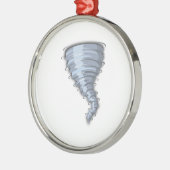 Tornado Silbernes Ornament (Links)