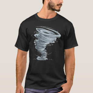 Tornado Storm Chaser Beängstigendes Wetter Hurrika T-Shirt