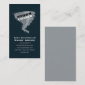Tornado - Storm Chaser Design, Meteorologe Visitenkarte (Vorne/Hinten)