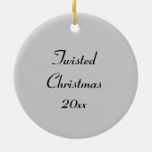 Tornado Storm Chaser Farm House Keramik Ornament (Hinten)