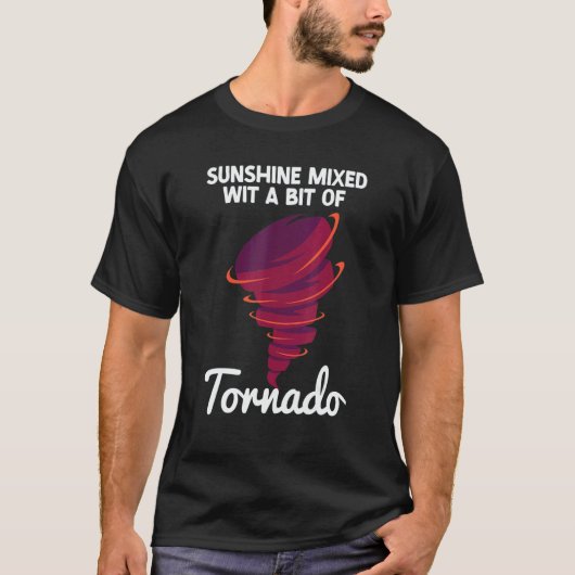 Tornado Storm Hurricane Weather Meteorologist Torn T-Shirt (Vorderseite)