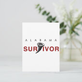 Tornado Survivor Postkarte (Stehend Vorderseite)