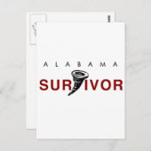 Tornado Survivor Postkarte (Vorne/Hinten)