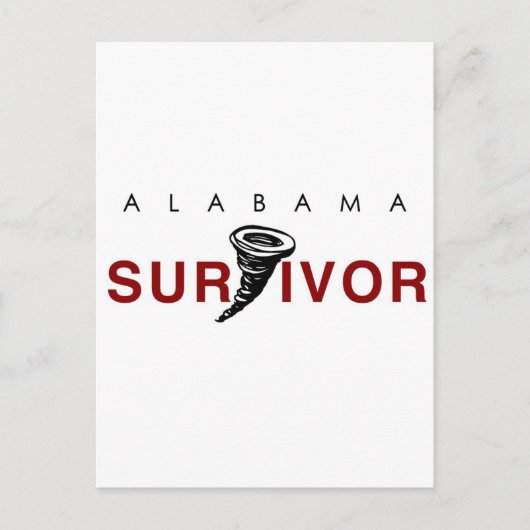 Tornado Survivor Postkarte (Vorderseite)