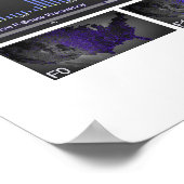 Tornado Tracks Poster (Ecke)