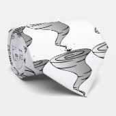 Tornado Twister Chaser Schweres Wettermeteorologie Krawatte (Gerollt)