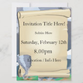 Tornado Twister Einladung (Rückseite)