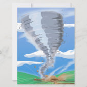 Tornado Twister Einladung (Vorderseite)