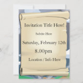 Tornado Twister Einladung (Rückseite)