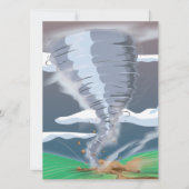 Tornado Twister Einladung (Vorderseite)