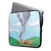 Tornado Twister Laptopschutzhülle (Vorderseite Links)