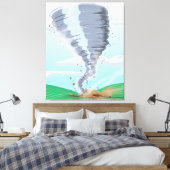 Tornado Twister Leinwanddruck (Insitu (Schlafzimmer))