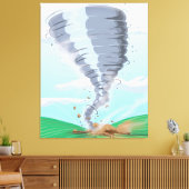 Tornado Twister Leinwanddruck (Insitu (Wohnzimmer))
