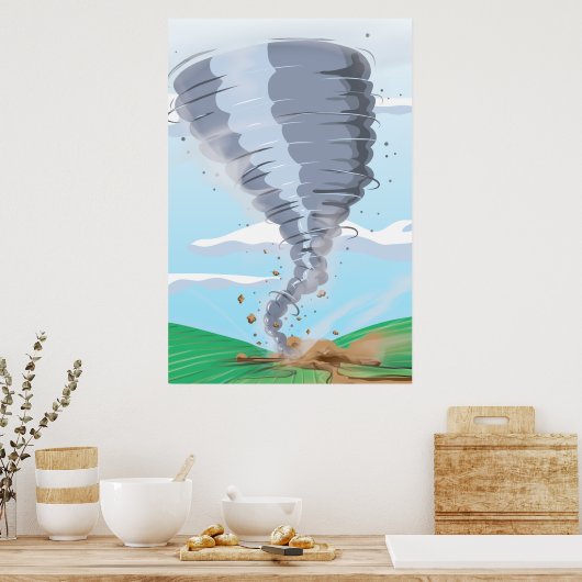 Tornado Twister Poster (Küche)