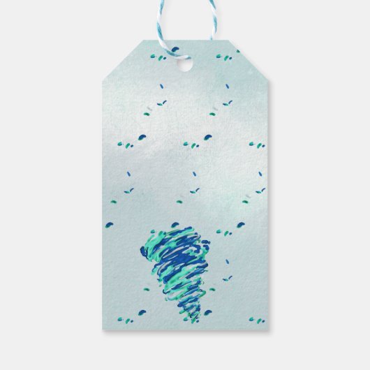 Tornado vielen Dank Geschenkanhänger (Rückseite)