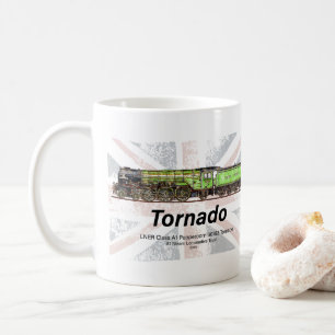 Tornado Vintager Dampfzug Englische Lokomotive Kaffeetasse