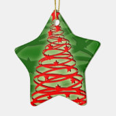 Tornado-Weihnachtsbaum-Verzierung Keramikornament (Links)