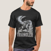 Tornado Wrangler Shirt Cowboy Wrangler T - Shirt (Vorderseite)