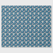 Tornado Wrapping Paper in Blue Geschenkpapier (Flach)