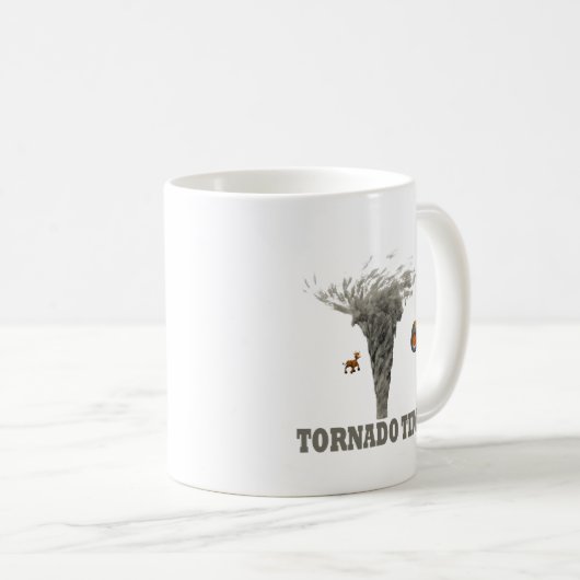 TORNADO-ZEIT KAFFEETASSE (VorderseiteRechts)
