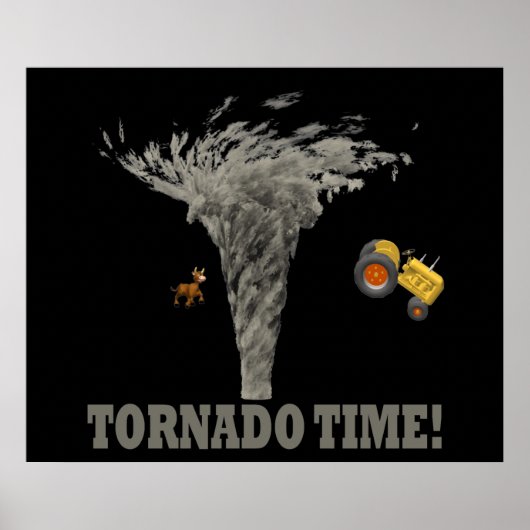 TORNADO-ZEIT POSTER (Vorne)