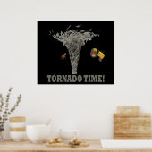TORNADO-ZEIT POSTER (Küche)