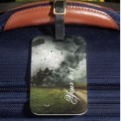 Tornado zerstört die Meteorologie von Hausstürmen Gepäckanhänger