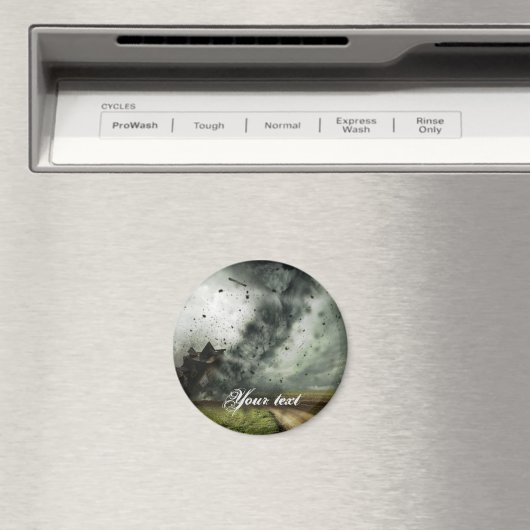 Tornado zerstört die Meteorologie von Hausstürmen Magnet (In Situ (Geschirrspüler))