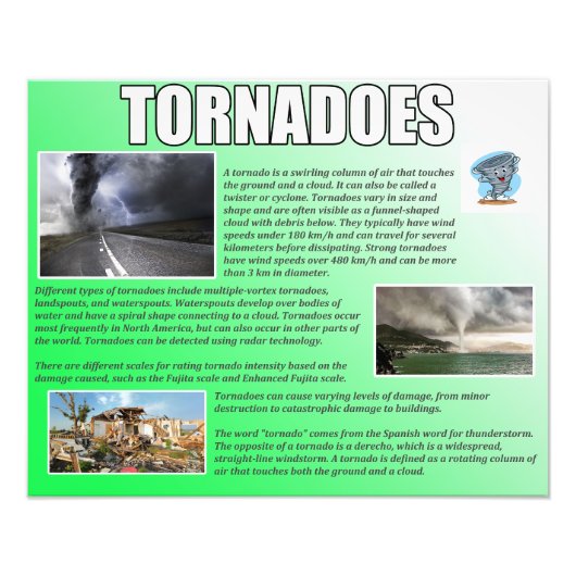 Tornadoes Fotodruck (Vorne)
