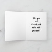 TORNARE A CASA PRESTO (KOMME ZUHAUSE BALD) KARTE (Innenseite)