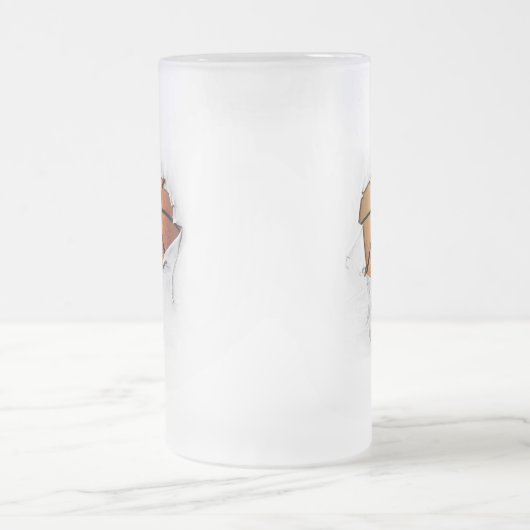 Tornball Mattglas Bierglas (Mittel)