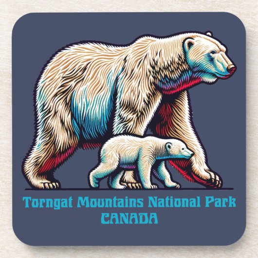 Torngat Mountains National Park Canada Getränkeuntersetzer (Vorderseite)