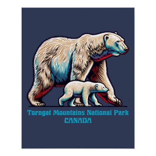 Torngat Mountains National Park Canada Poster (Vorderseite)