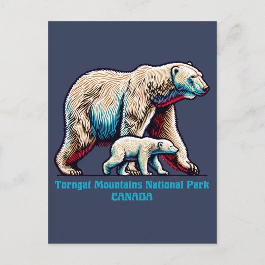 Torngat Mountains National Park Canada Postkarte (Vorderseite)