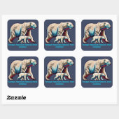 Torngat Mountains National Park Canada Quadratischer Aufkleber (Blatt)