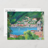 Torno, Comer Postkartensee Postkarte (Vorne/Hinten)