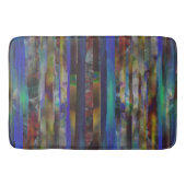 Tornstreifen mit digitalen Farbtexturen Badematte (Vorderseite)