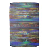 Tornstreifen mit digitalen Farbtexturen Badematte (Vorderseite Vertikal)