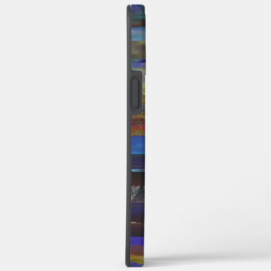 Tornstreifen mit digitalen Farbtexturen Case-Mate iPhone Hülle (Rückseite / Rechts)