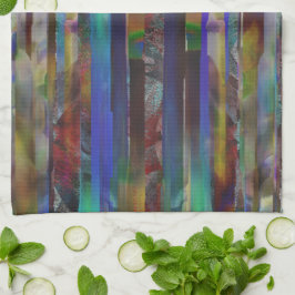 Tornstreifen mit digitalen Farbtexturen Geschirrtuch